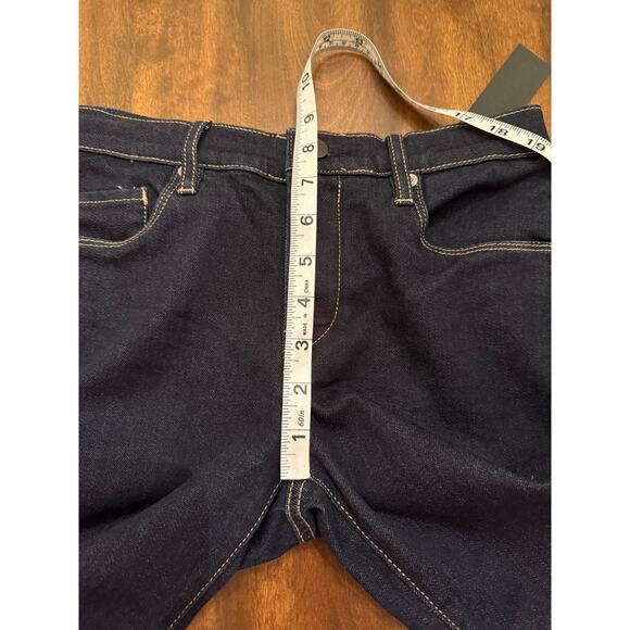 Blank NYC Women's Dark Wash The Varick Kick Flare Crop Denim Jean Size 25 - Picture 7 of 13